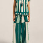 ILIO NEMA Clio Green Sarong Voile Pants