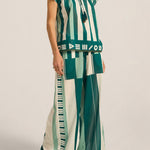 ILIO NEMA Ossa Green Sarong Voile Top