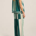 ILIO NEMA Clio Green Sarong Voile Pants