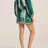 ILIO NEMA Green Sarong Voile