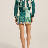 ILIO NEMA Elder Green Sarong Voile Dress
