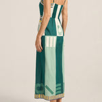 ILIO NEMA Aethra Green Sarong Voile Dress