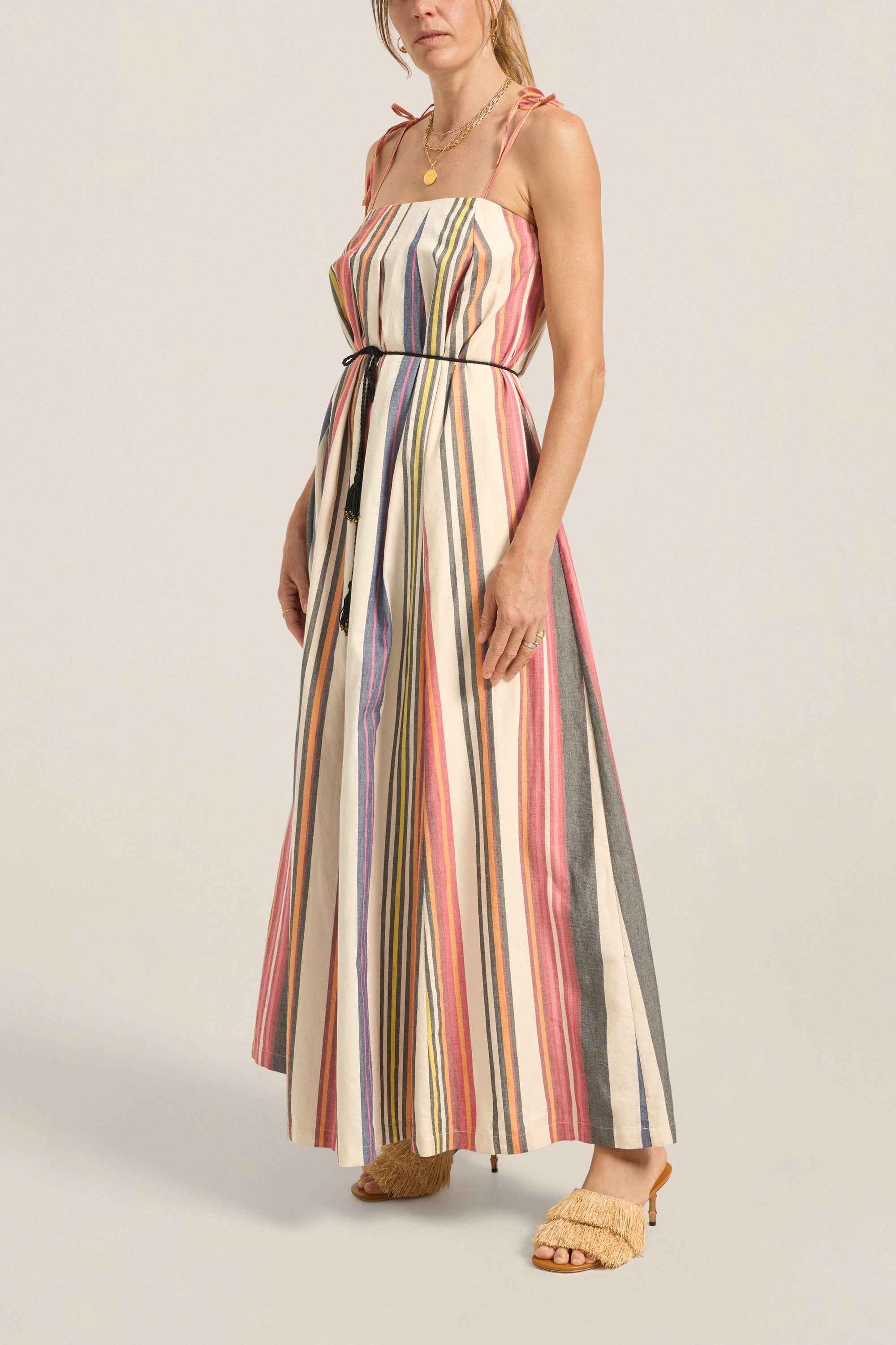 ILIO NEMA Nisus Voula Stripe Dress