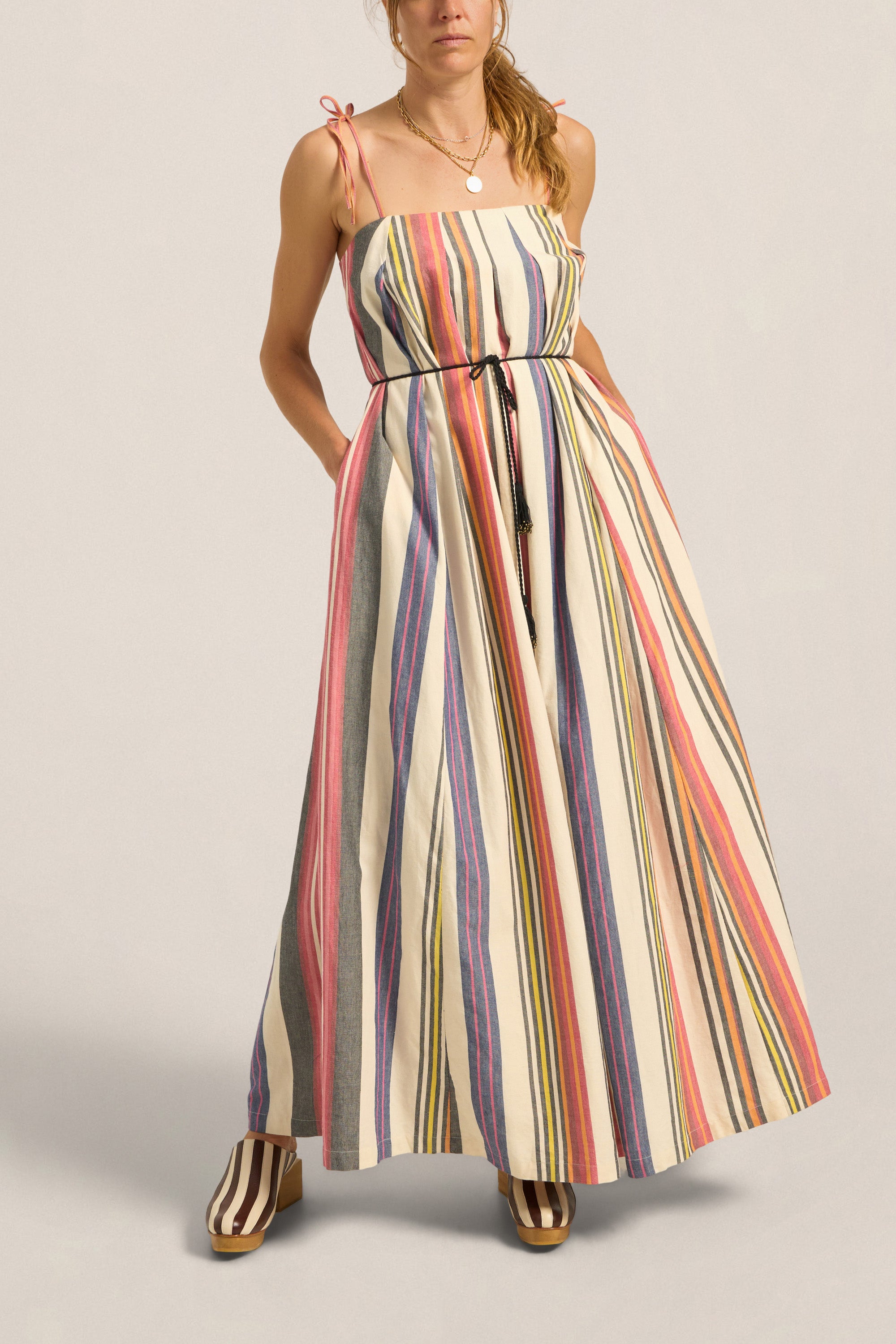 ILIO NEMA Nisus Voula Stripe Dress