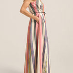 ILIO NEMA Nisus Voula Stripe Dress SIDE