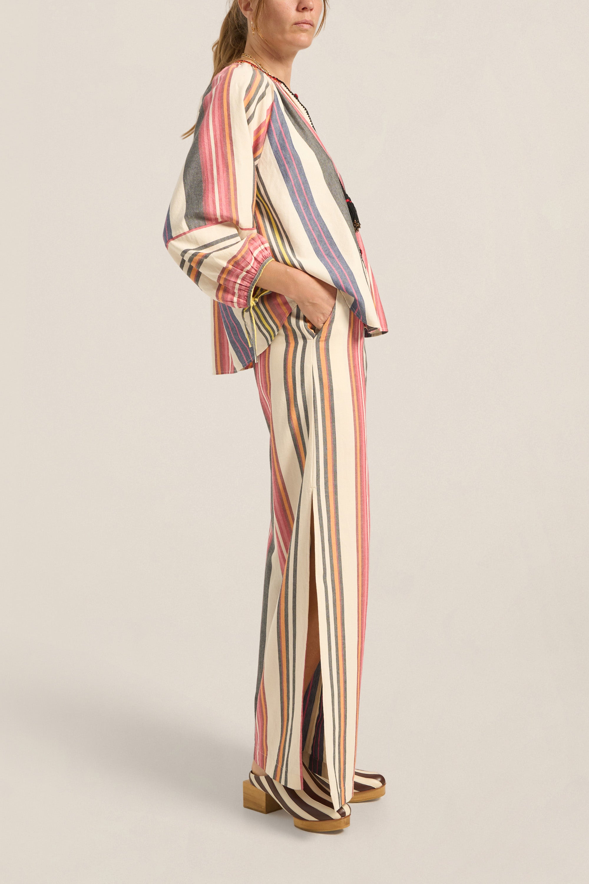 ILIO NEMA Hades Voula Stripe Pants