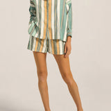 ILIO NEMA Cronos Green Fez Stripe Shirt