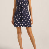 Pyros Ditsy Tie Dye Denim Dress