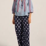 ILIO NEMA Helle Blue Chambray Blouse