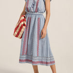 ILIO NEMA Abyla Blue Chambray Top