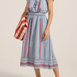 ILIO NEMA Abyla Blue Chambray Top