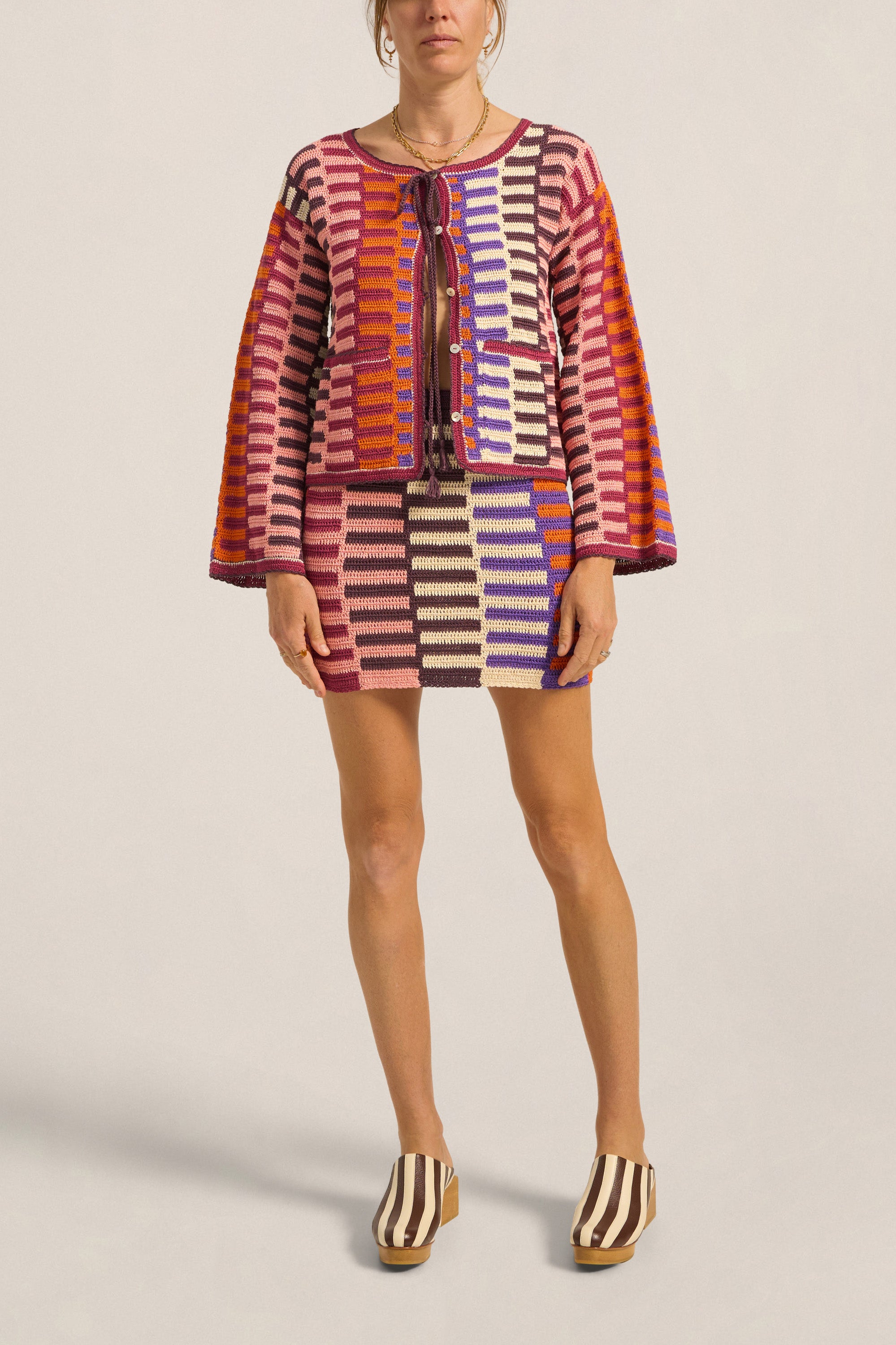 ILIO NEMA Carthage Multi Crochet Cardigan