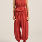 ILIO NEMA Freya Red Cotton Voile Cami