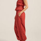 ILIO NEMA Freya Red Cotton Voile Cami