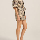 Peitho Black Batik Voile Dress