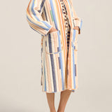 Ilus Blue Broken Stripe Coat