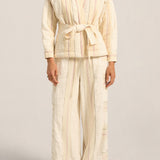 Astrea Cream Moroccan Boucle Pants
