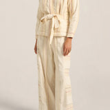 Astrea Cream Moroccan Boucle Pants