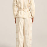Astrea Cream Moroccan Boucle Pants