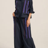 Elysian Navy Poplin Pants