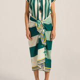 ILIO NEMA Katia Green Sarong Voile Sarong