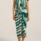 ILIO NEMA Reeshma Green Sarong Voile Sarong