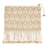 Macrame Fringe Clutch