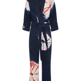 Pan Hand Tie-Dye Denim Boilersuit