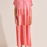 Castor Pink Broken Stripe Caftan