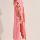 Castor Pink Broken Stripe Caftan