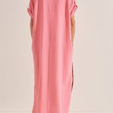 Castor Pink Broken Stripe Caftan