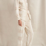 Paris Cream Boucle Stripe Shirt