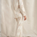 Paris Cream Boucle Stripe Shirt