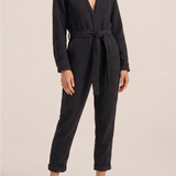 ILIO NEMA Pan Black Boucle Jumpsuit