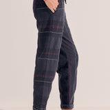 Cadmus Navy Boucle Stripe Pants