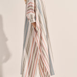 Pollux Byron Stripe Maxi Caftan Dress