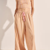 Clio Camel Stripe Pants