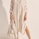 Sample - Andromede Casablanca Stripe Shirtdress