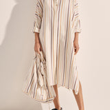 Andromede Casablanca Stripe Shirtdress