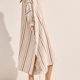 Andromede Casablanca Stripe Shirtdress