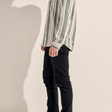 Adonis Green Cyprus Stripe Men's Shirt