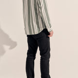 Adonis Green Cyprus Stripe Men's Shirt