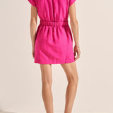 Ocean Fuchsia Mini Dress