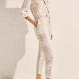 Hephaestus Cream Boucle Stripe Boilersuit