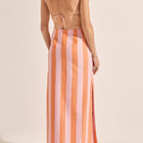 Sample - Xora Stripe Maxi Skirt