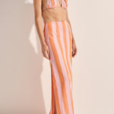 Sample - Xora Stripe Maxi Skirt