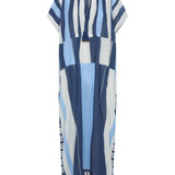 PRE-ORDER Thaddeus Blue Sarong Caftan