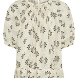 Moira Shell Stripe Voile Top