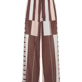 Clio Pink & Brown Sarong Pants