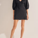 Sample - Black Eyelet Coeus Dress